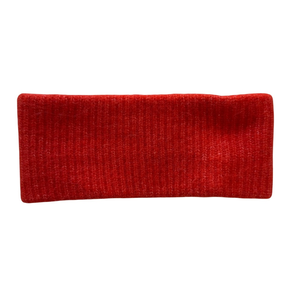 Arket orange Alpaca Merino Wool Blend Ribbed Knit Headband One Size 251123-114